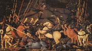 UCCELLO, Paolo Teh Battle of San Romano oil on canvas